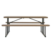 مجموعة طاولة نزهة مونتانا- بني